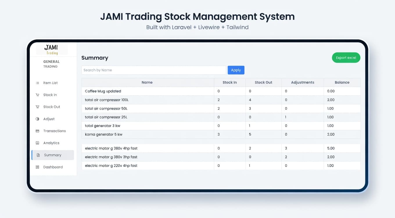 Jami Trading Platform